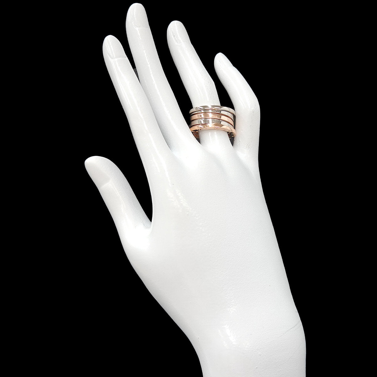 B-ZERO1 Perfect Mistake Ring 18K WG PG 750 Size57 7.5(US)