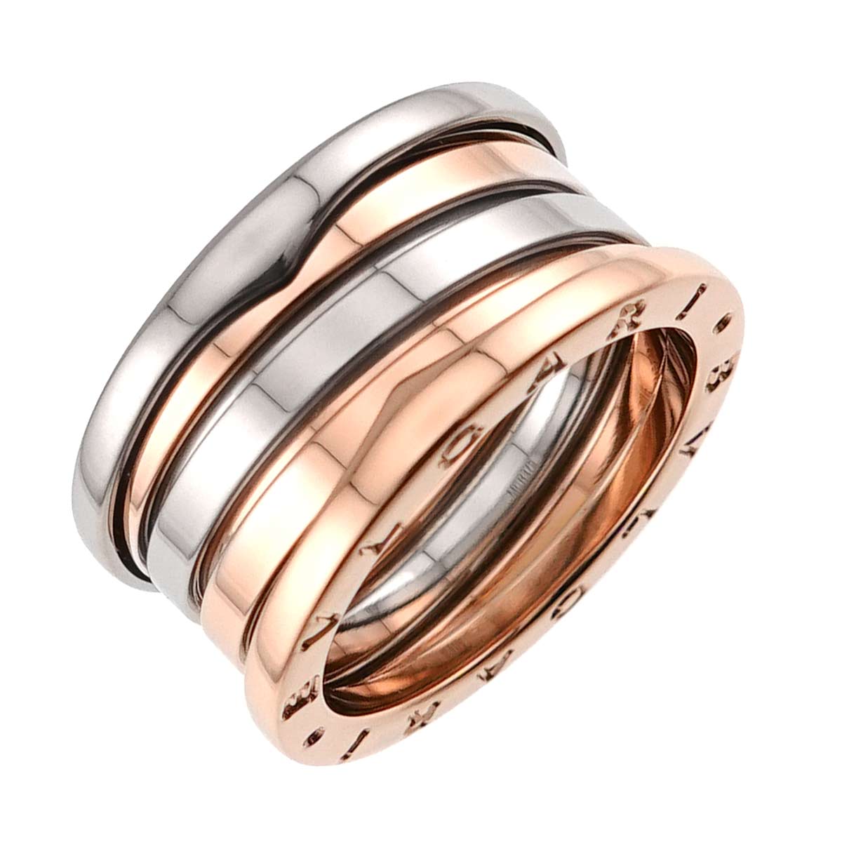 B-ZERO1 Perfect Mistake Ring 18K WG PG 750 Size57 7.5(US)