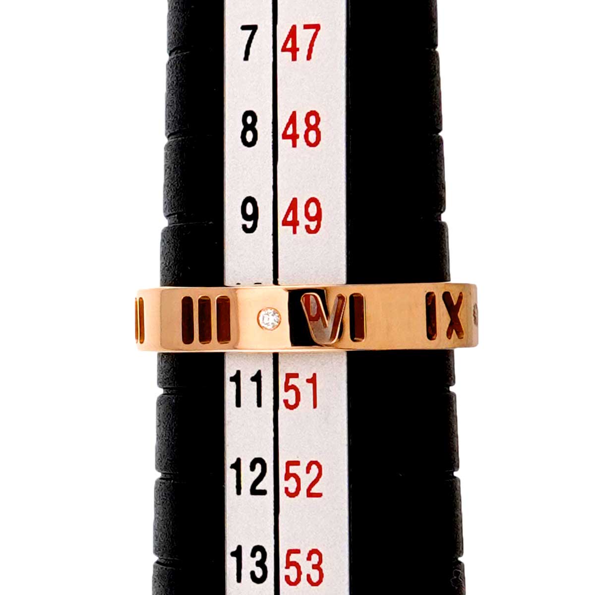 Atlas Ring Diamond 18K PG Pink Gold 750 Size5-5.25(US)