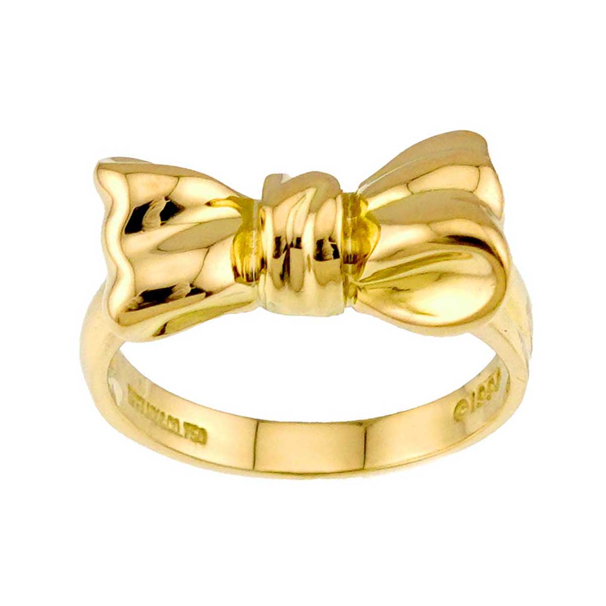 Ribbon Ring 18K Yellow Gold 750 size5.25(US)