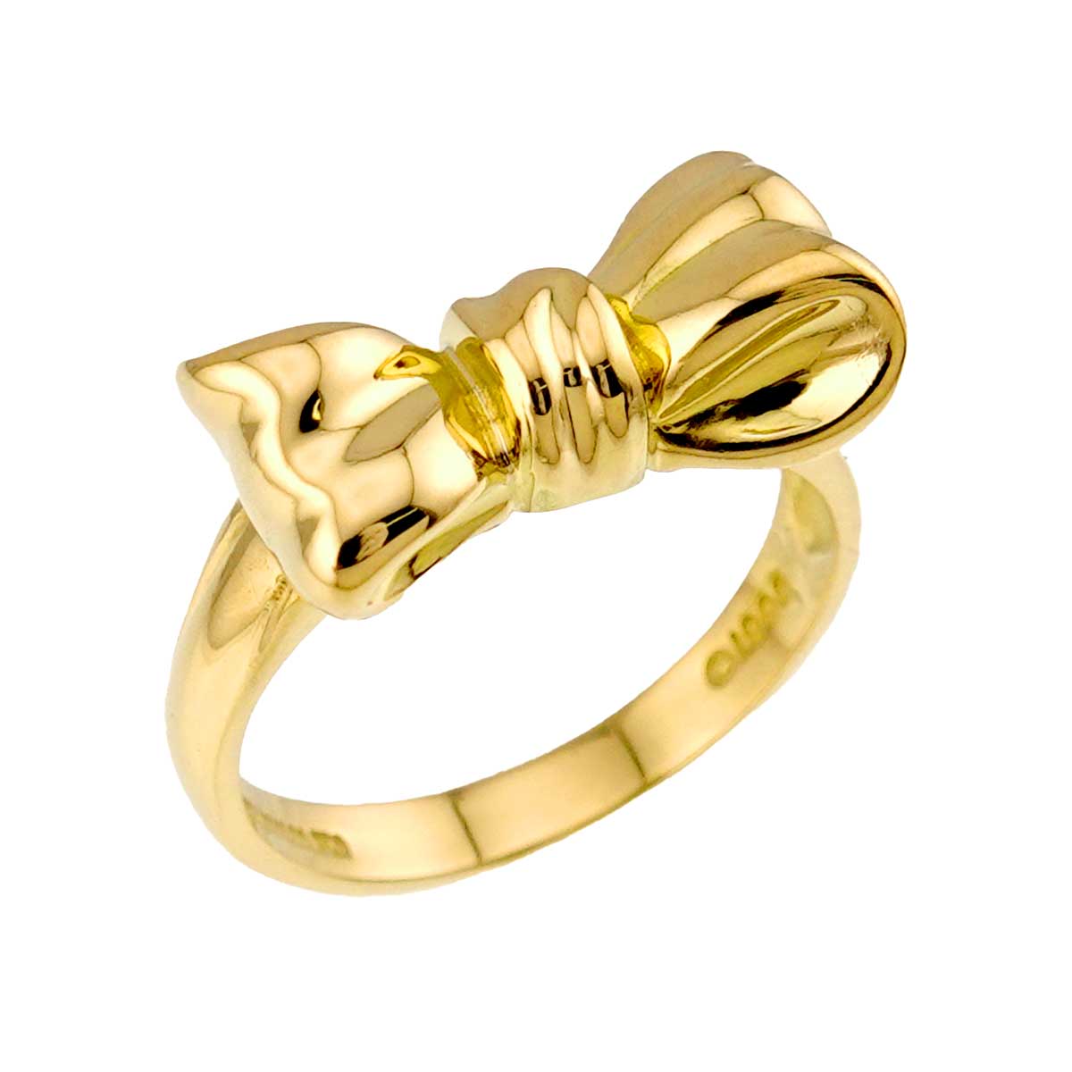 Ribbon Ring 18K Yellow Gold 750 size5.25(US)