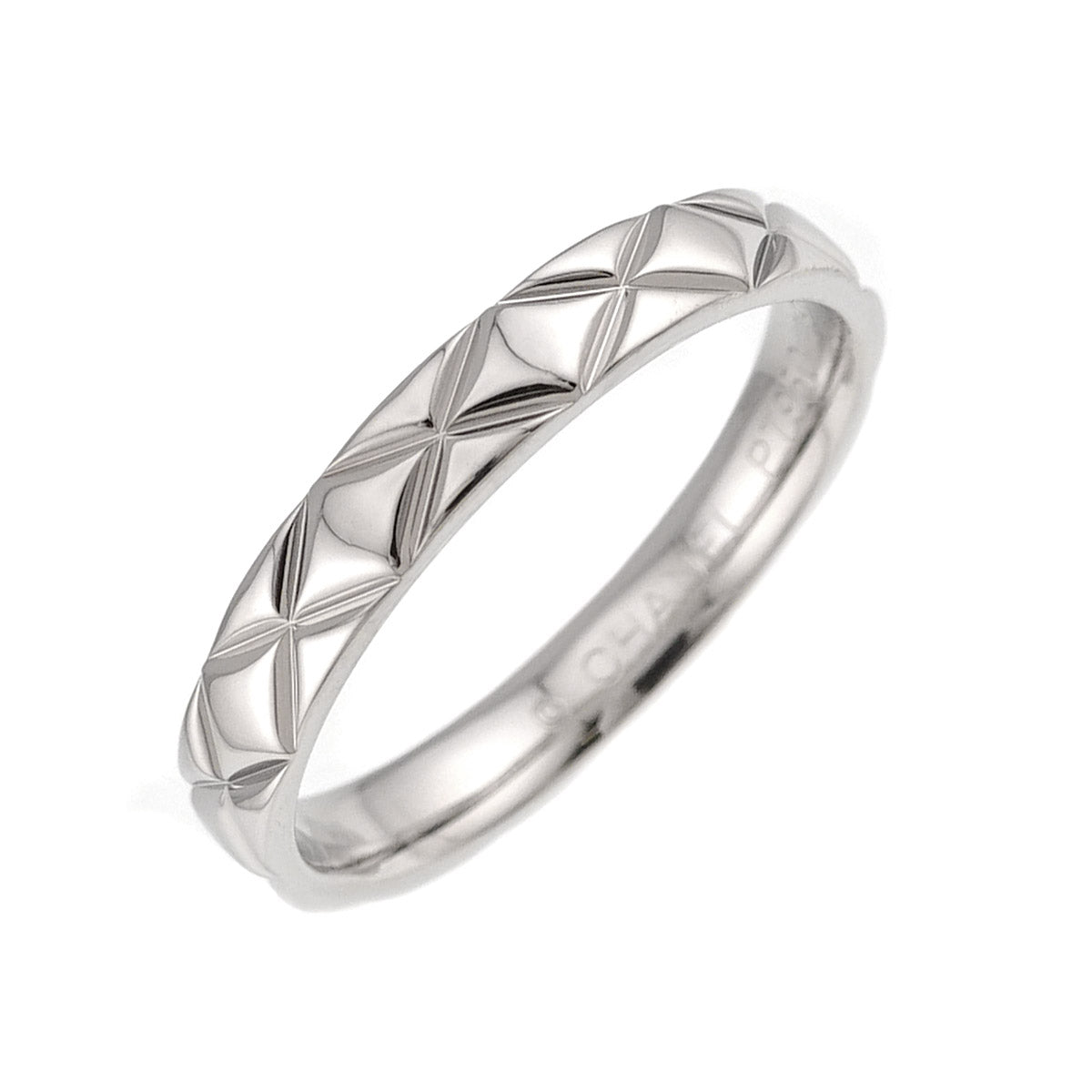 Matelasse Ring Pt Platinum size60 9(US)
