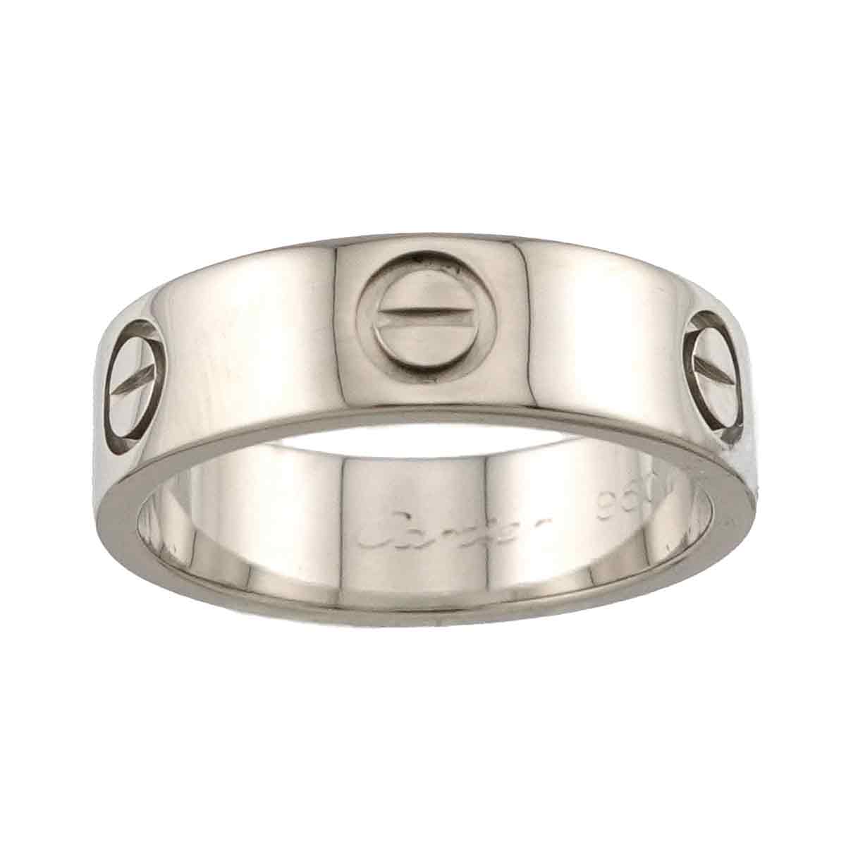 Love Ring Platinum Size53 6(US)