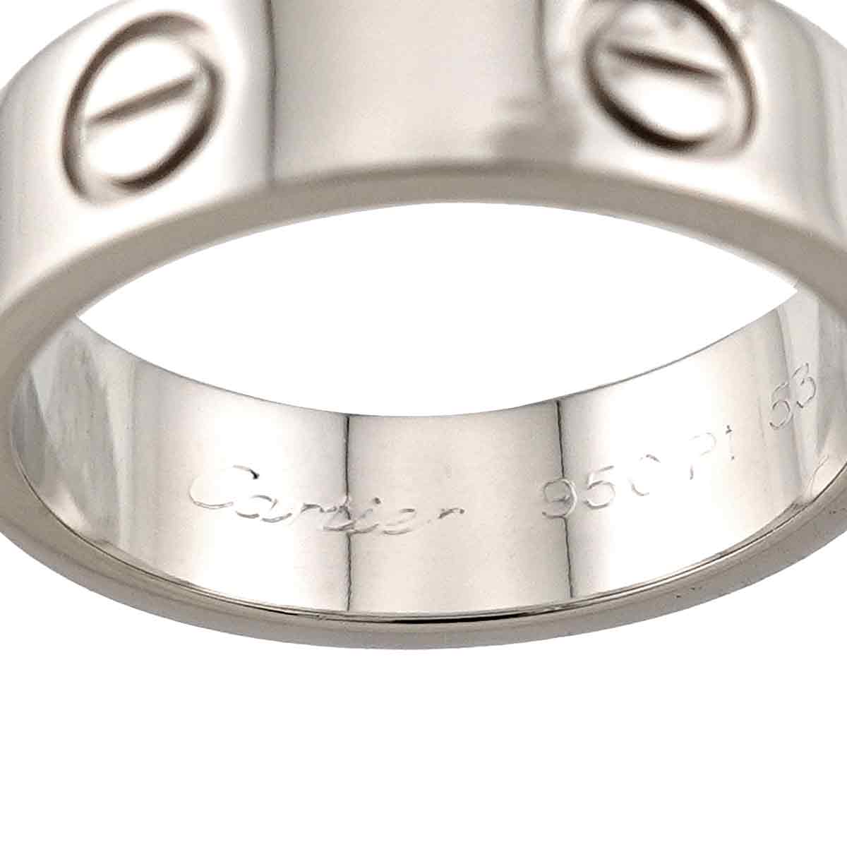 Love Ring Platinum Size53 6(US)