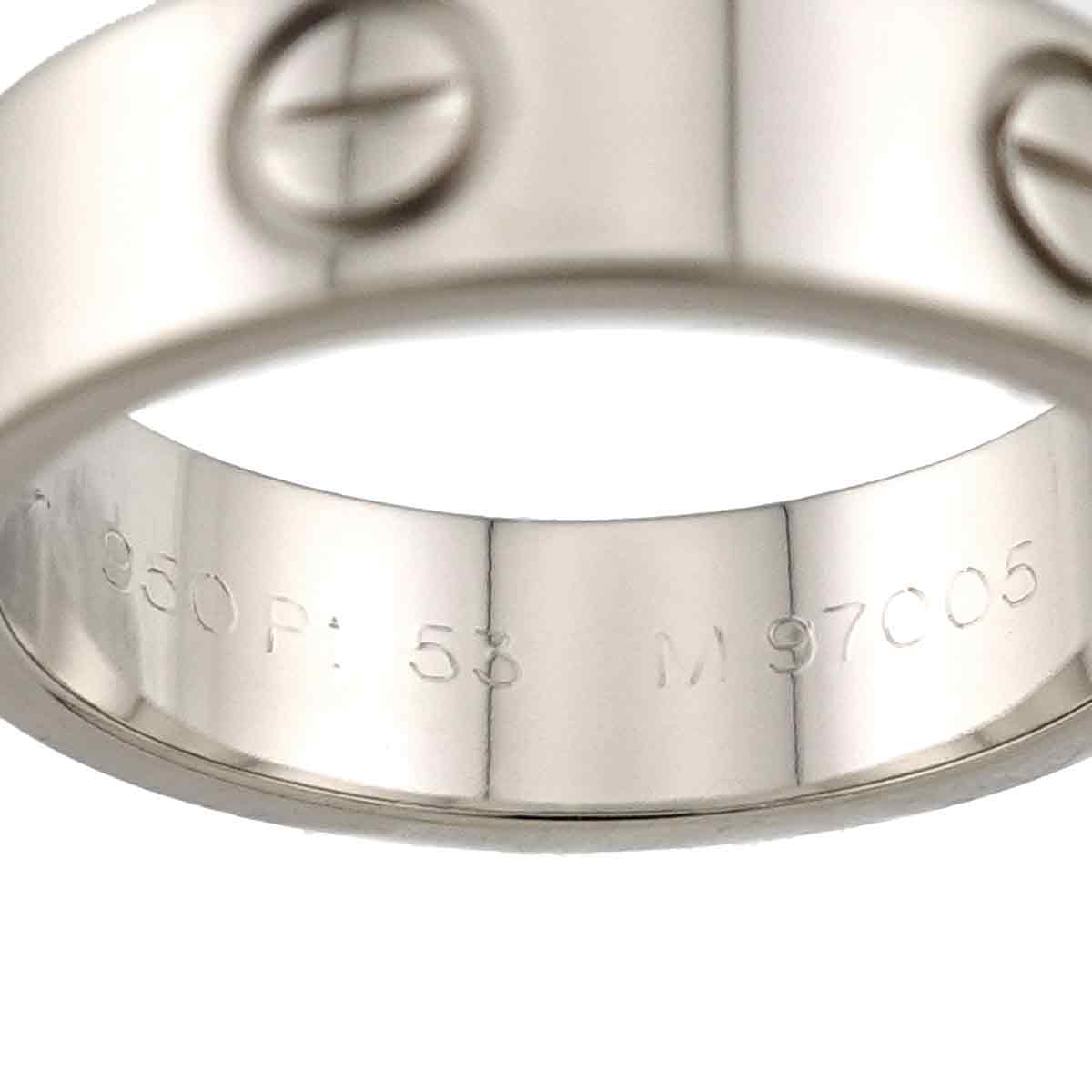 Love Ring Platinum Size53 6(US)