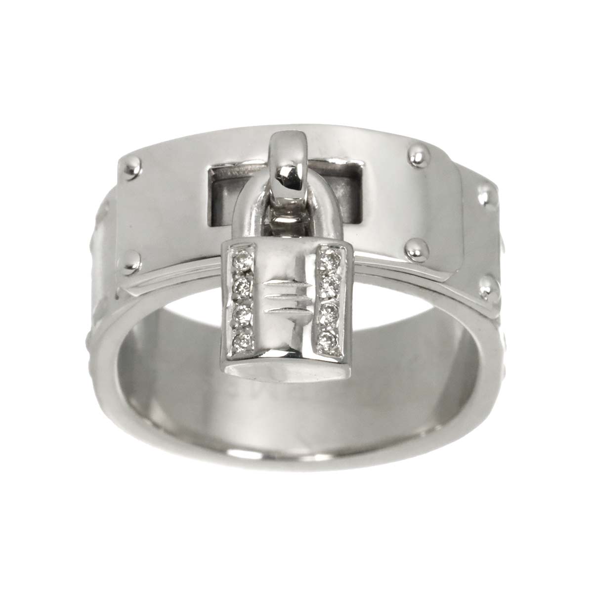 Kelly Diamond Ring 18K WG 750 Size54 6.5-6.75(US)