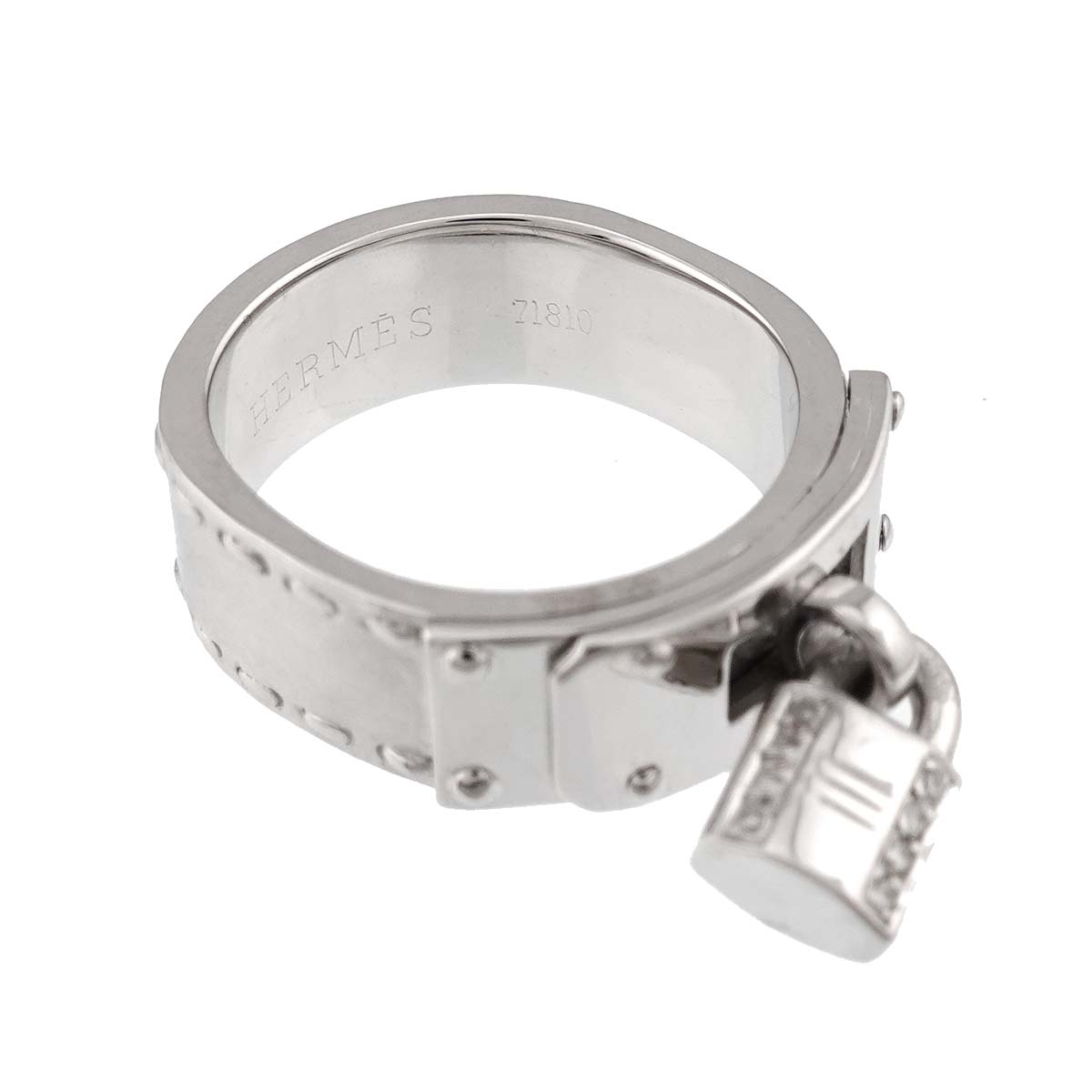 Kelly Diamond Ring 18K WG 750 Size54 6.5-6.75(US)