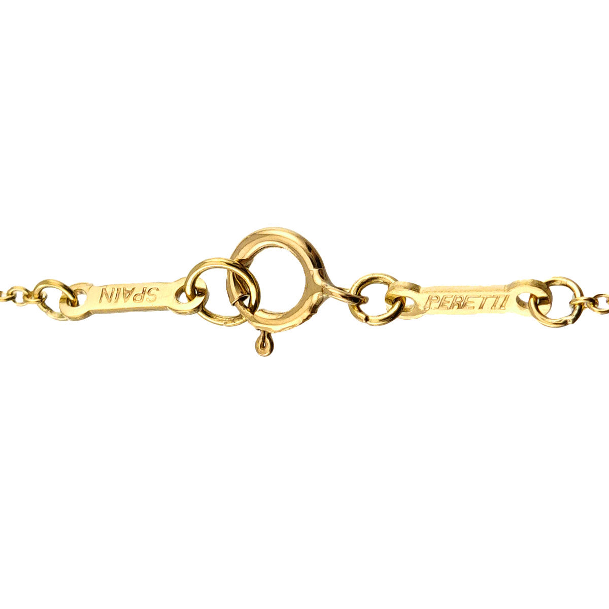 Open Heart Necklace 18K Yellow Gold 750
