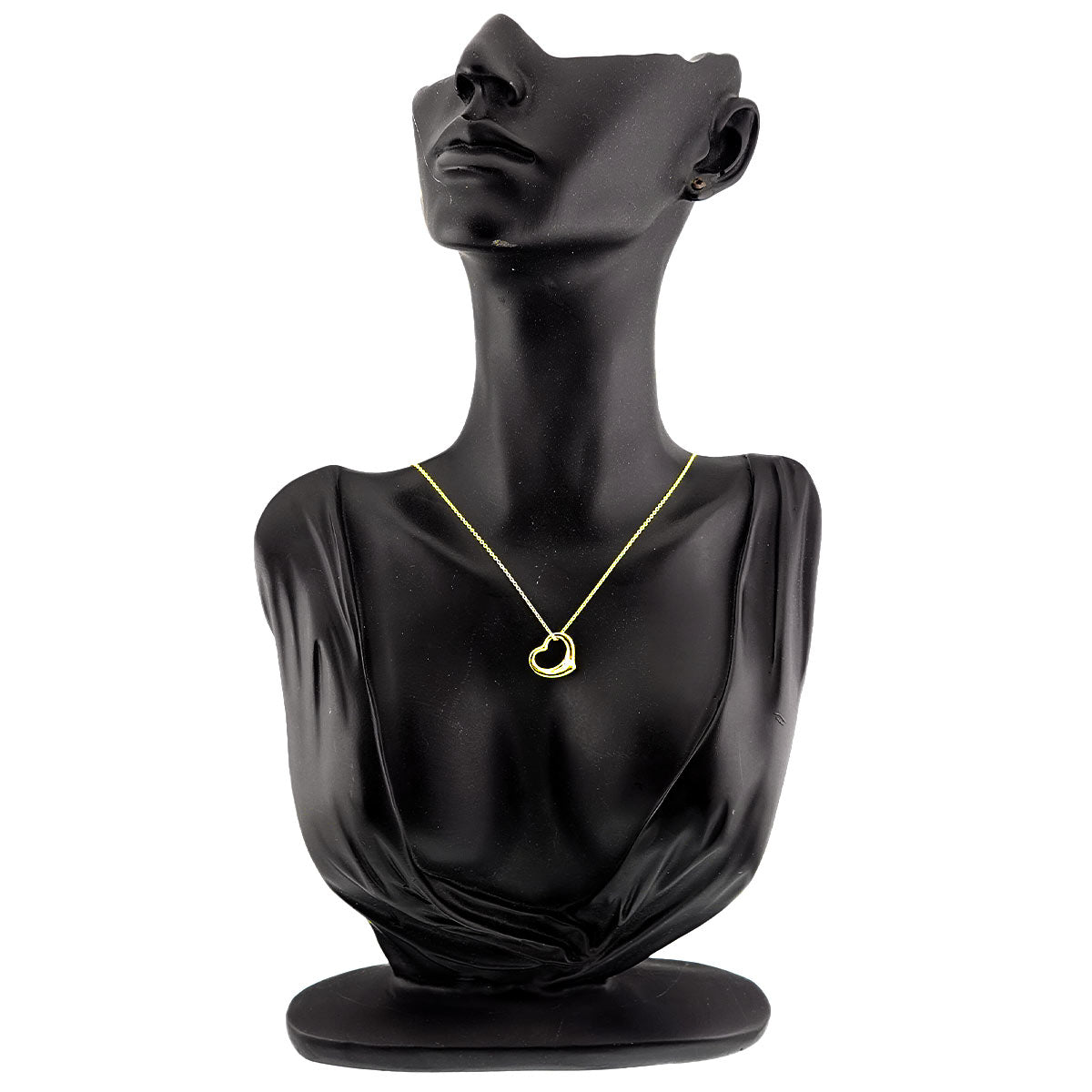 Open Heart Necklace 18K Yellow Gold 750