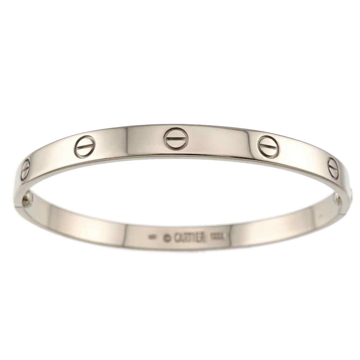 Love Bracelet Bangle 18K WG 750 Size20