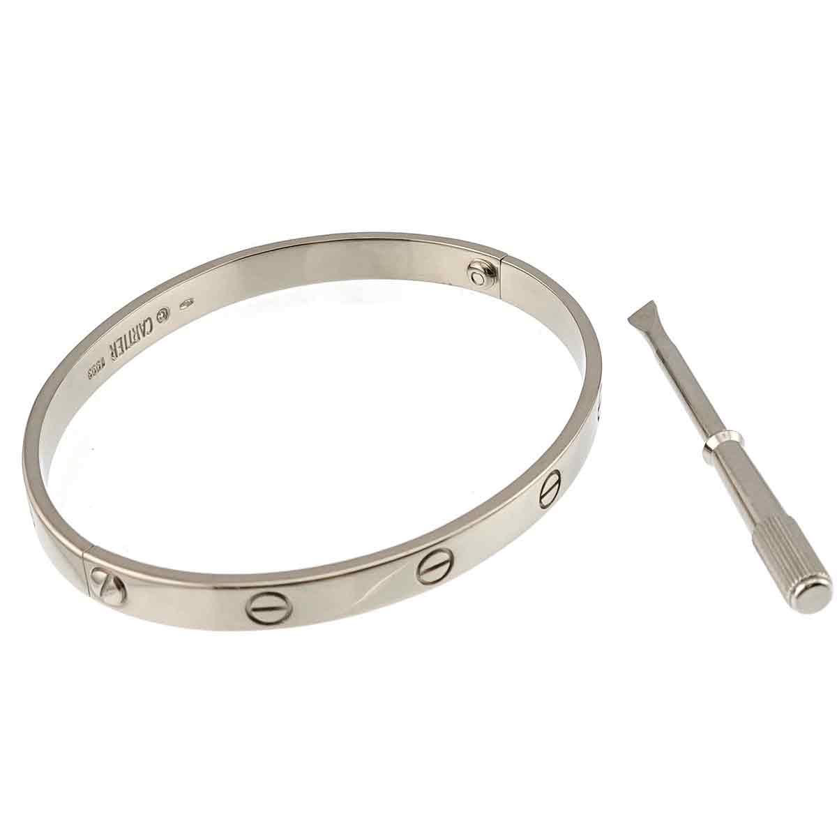 Love Bracelet Bangle 18K WG 750 Size20