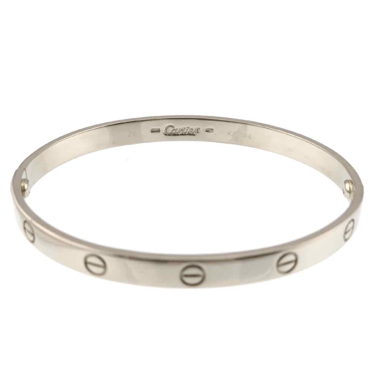 Love Bracelet Bangle 18K WG 750 Size20