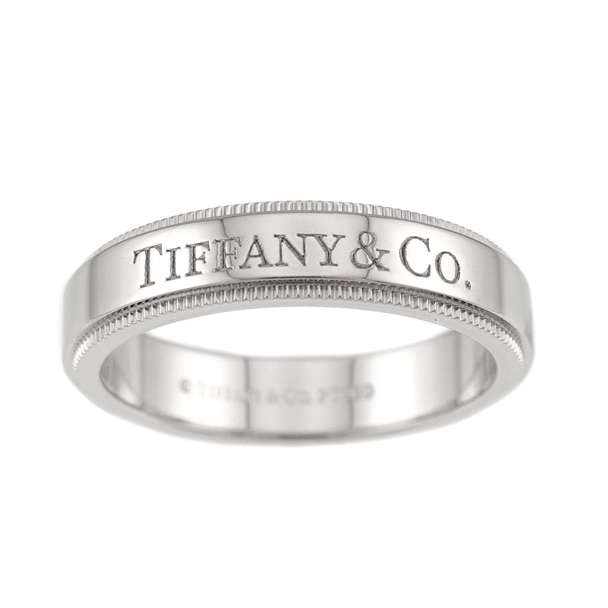 Milgrain Band Ring Pt Platinum Size5.25(US)