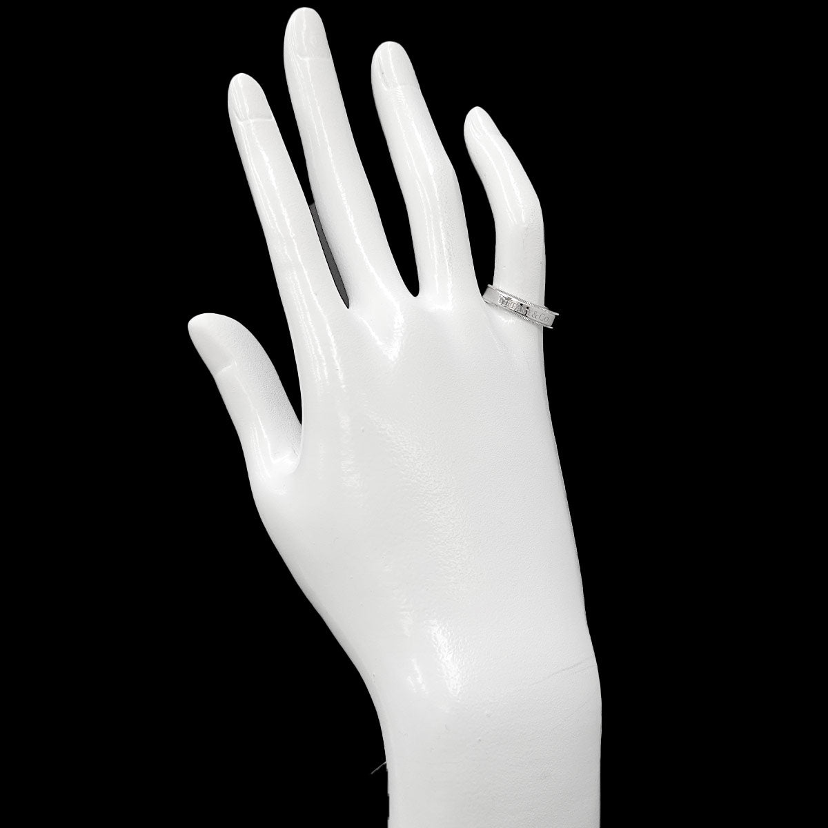 Milgrain Band Ring Pt Platinum Size5.25(US)