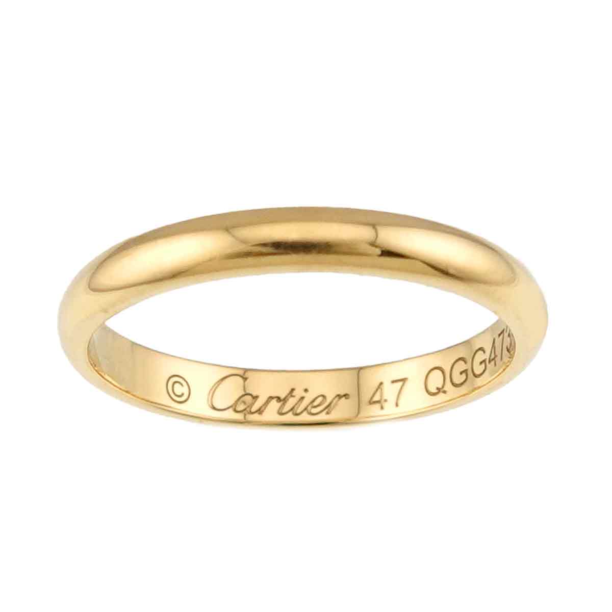 1895 Classic Band Ring 18K YG 750 size47 4(US)