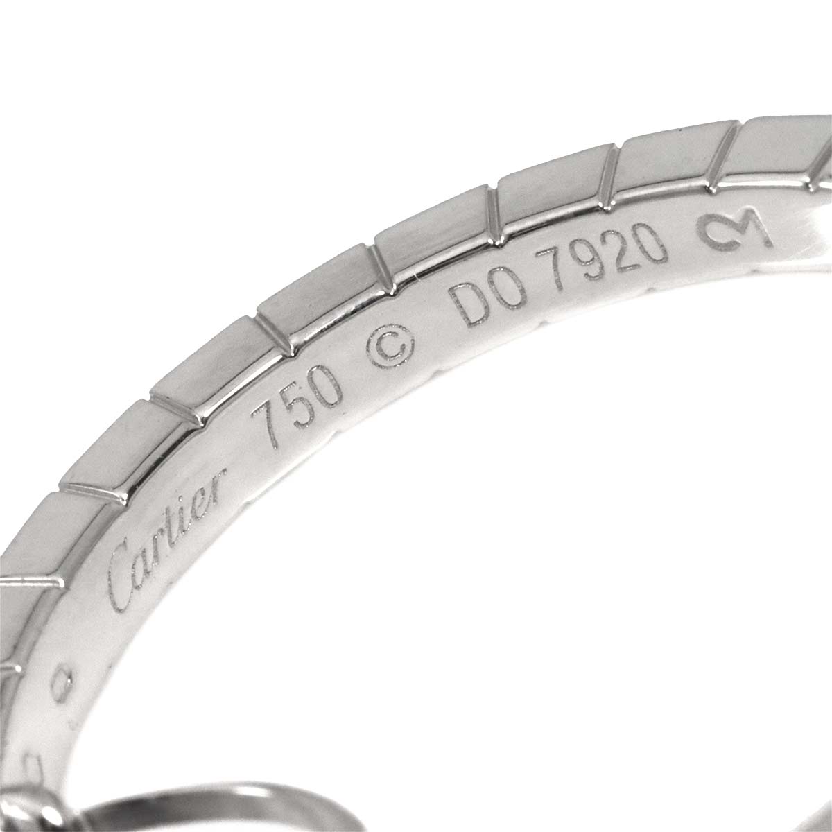 Laniere Earrings Clip on 18K 14K White Gold 750 585