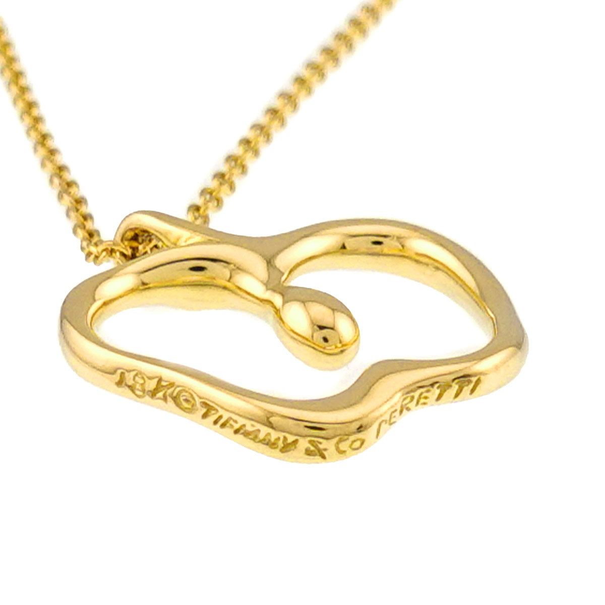 Apple motif Necklace 18K Yellow Gold 750