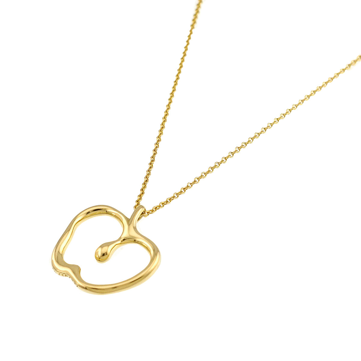 Apple motif Necklace 18K Yellow Gold 750