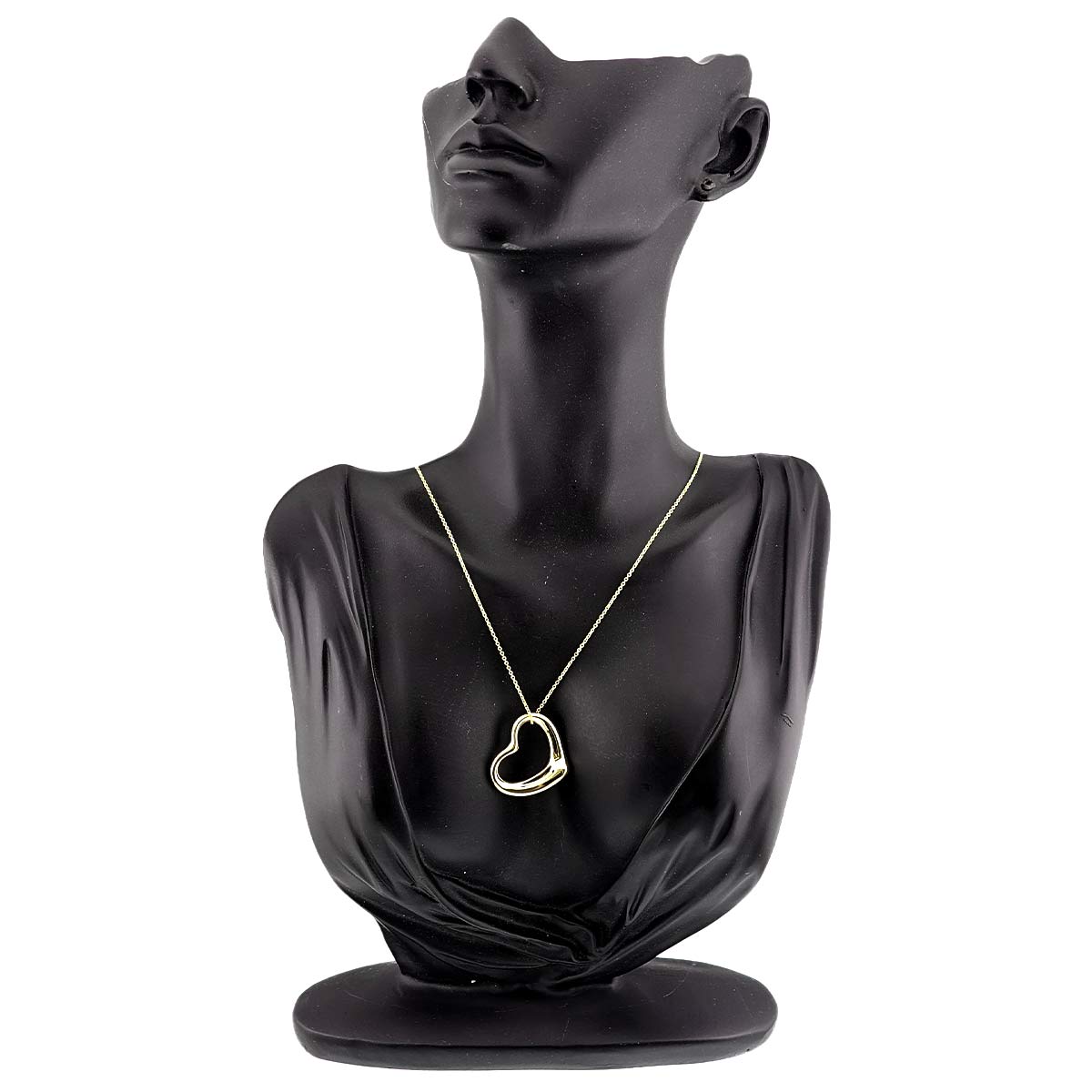 Open Heart Necklace 18K Yellow Gold 750
