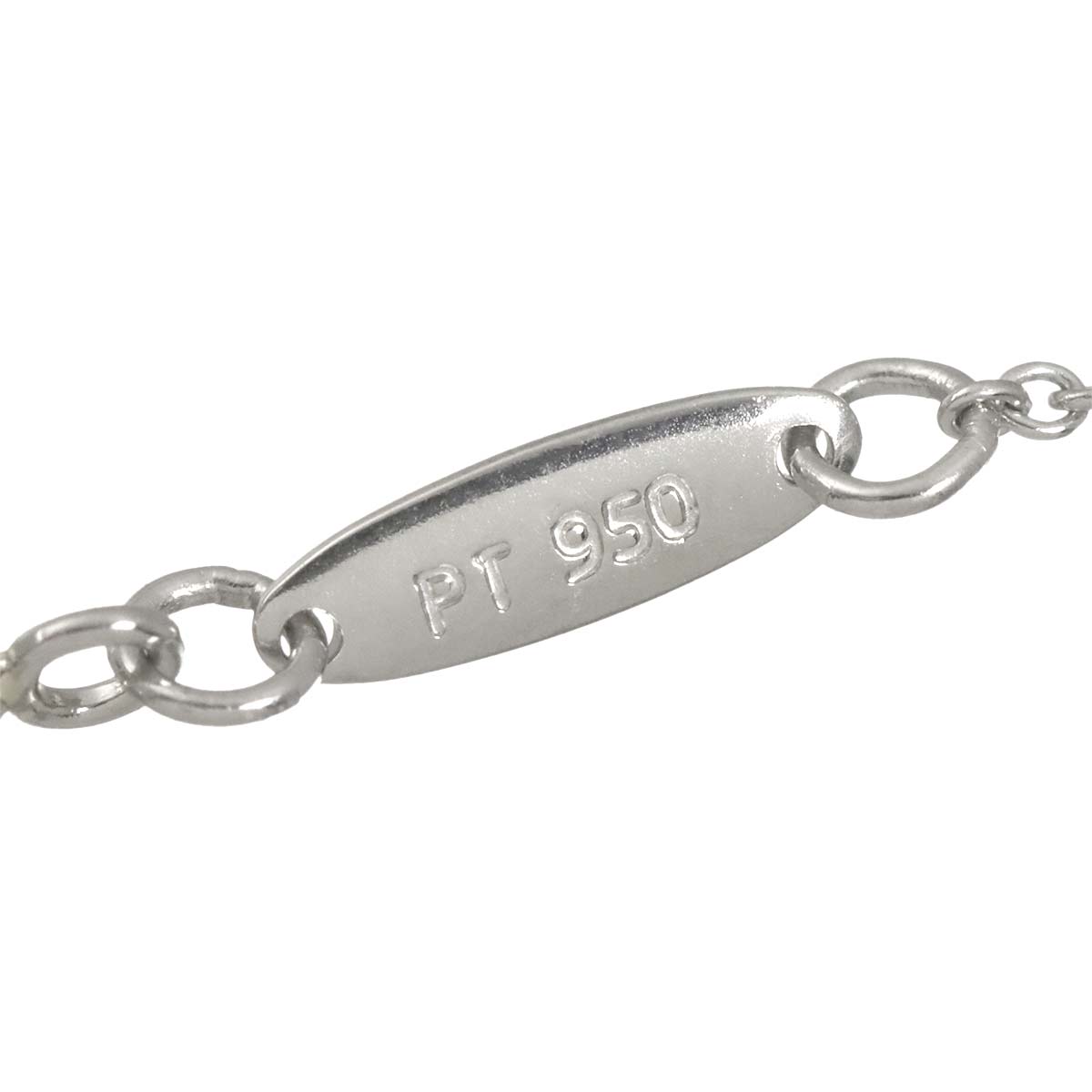 Teardrop Necklace Platinum