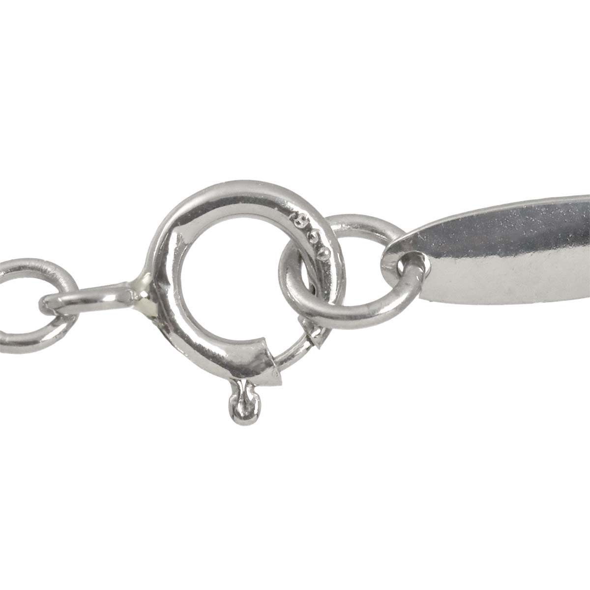 Teardrop Necklace Platinum
