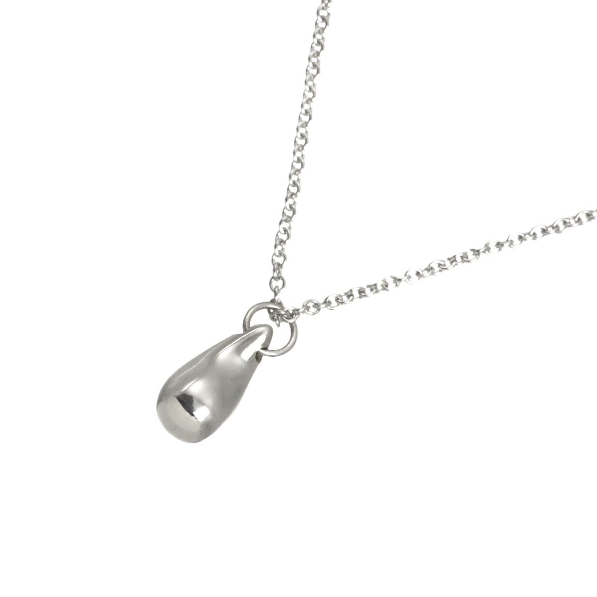 Teardrop Necklace Platinum