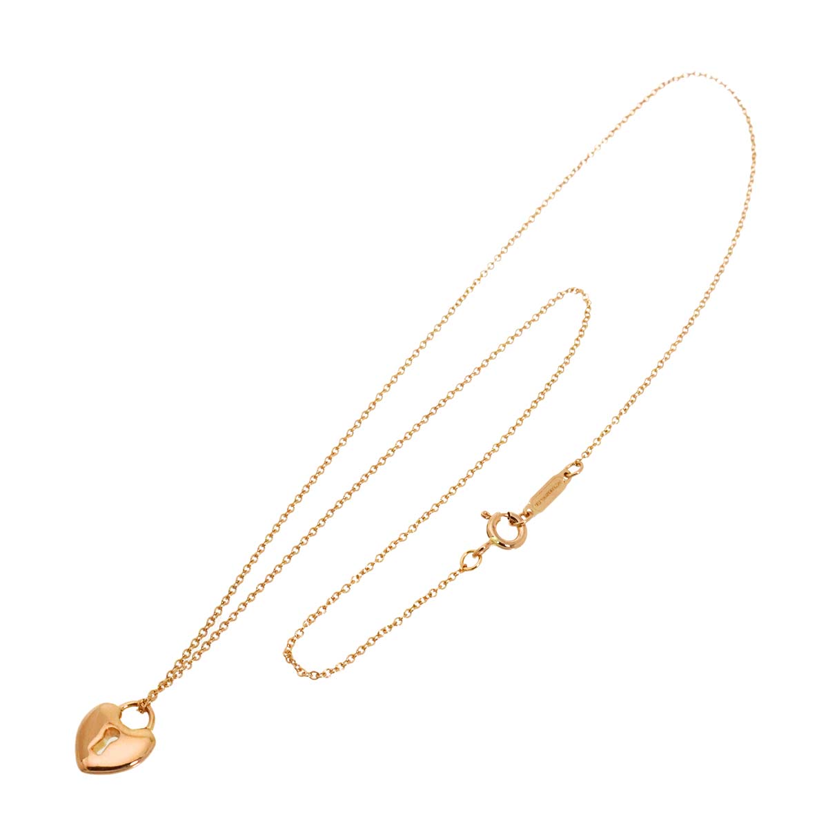 Heart Rock Necklace 18K Pink Gold 750