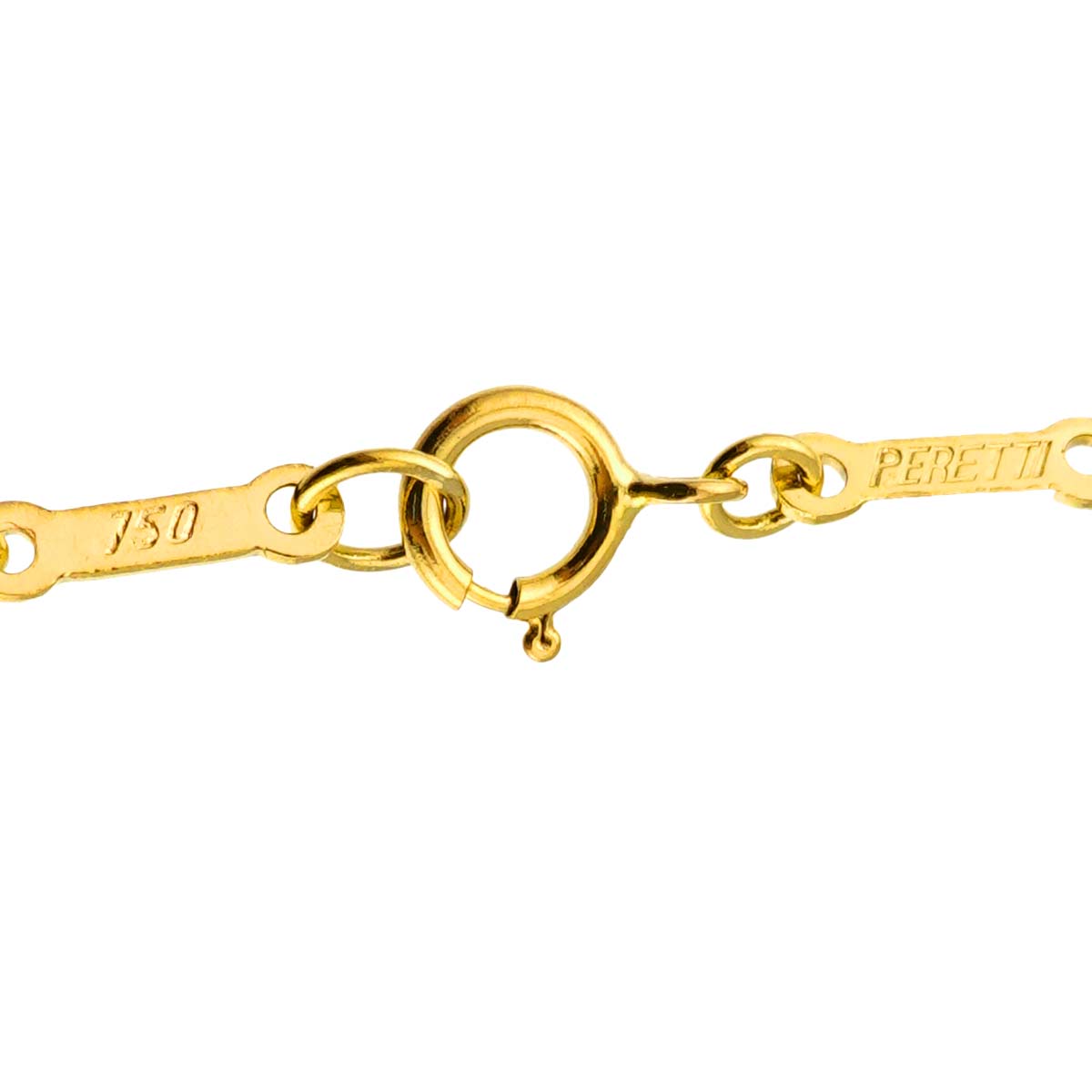Open Heart Necklace 18K Yellow Gold 750