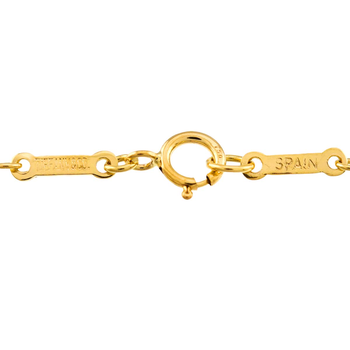 Open Heart Necklace 18K Yellow Gold 750