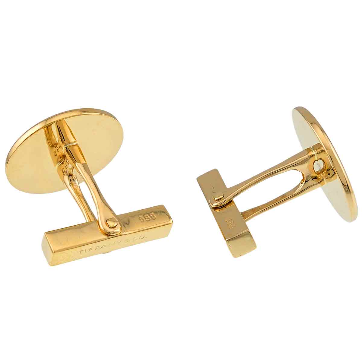 cuff links 14K Yellow Gold 585