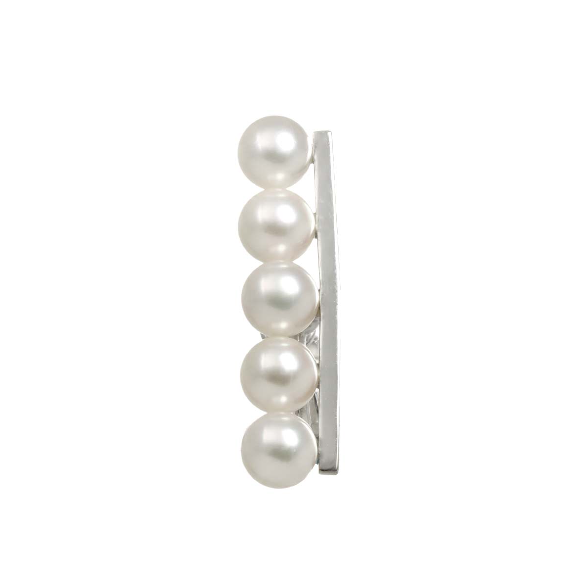 Balance Akoya Pearl Earring 18K WG 750 One Piece only