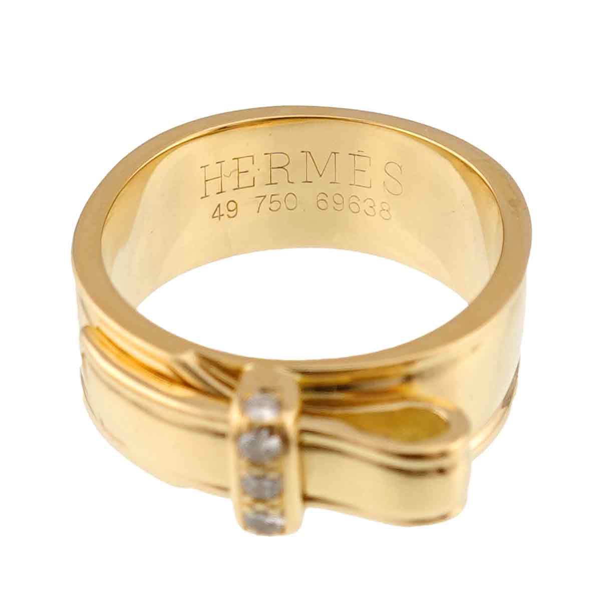 Artemis Diamond Ring 18K YG 750 Size49 4(US)