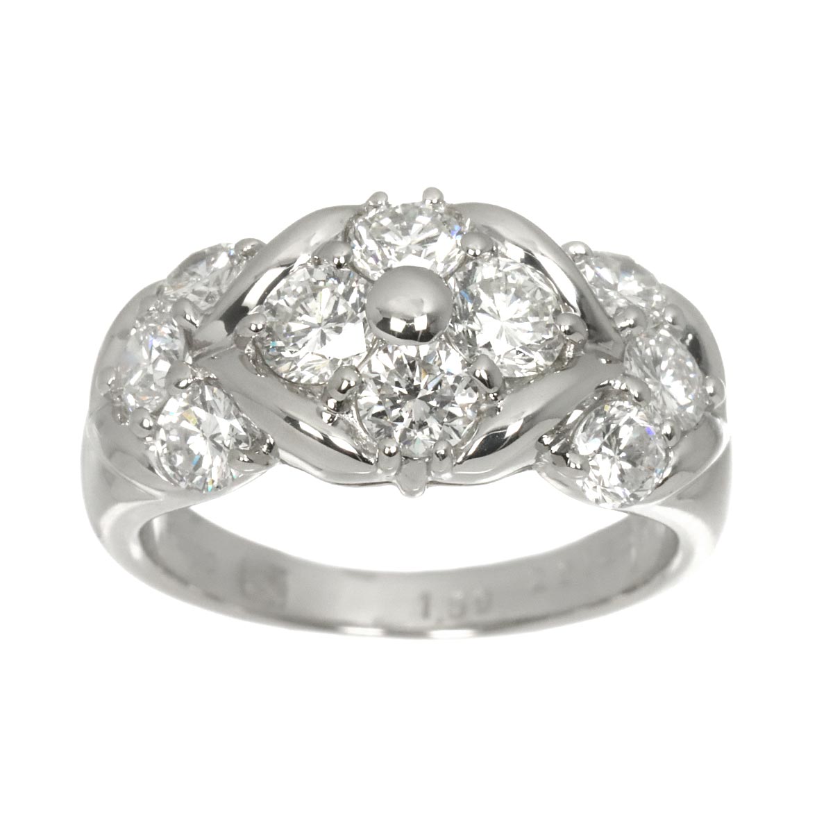 Diamond 1.59ct Ring Platinum Size5.25(US)
