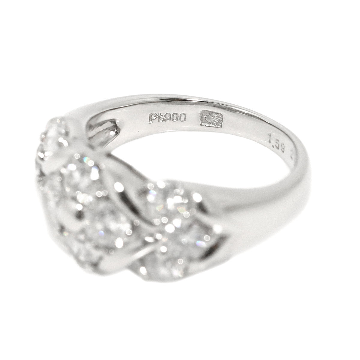 Diamond 1.59ct Ring Platinum Size5.25(US)