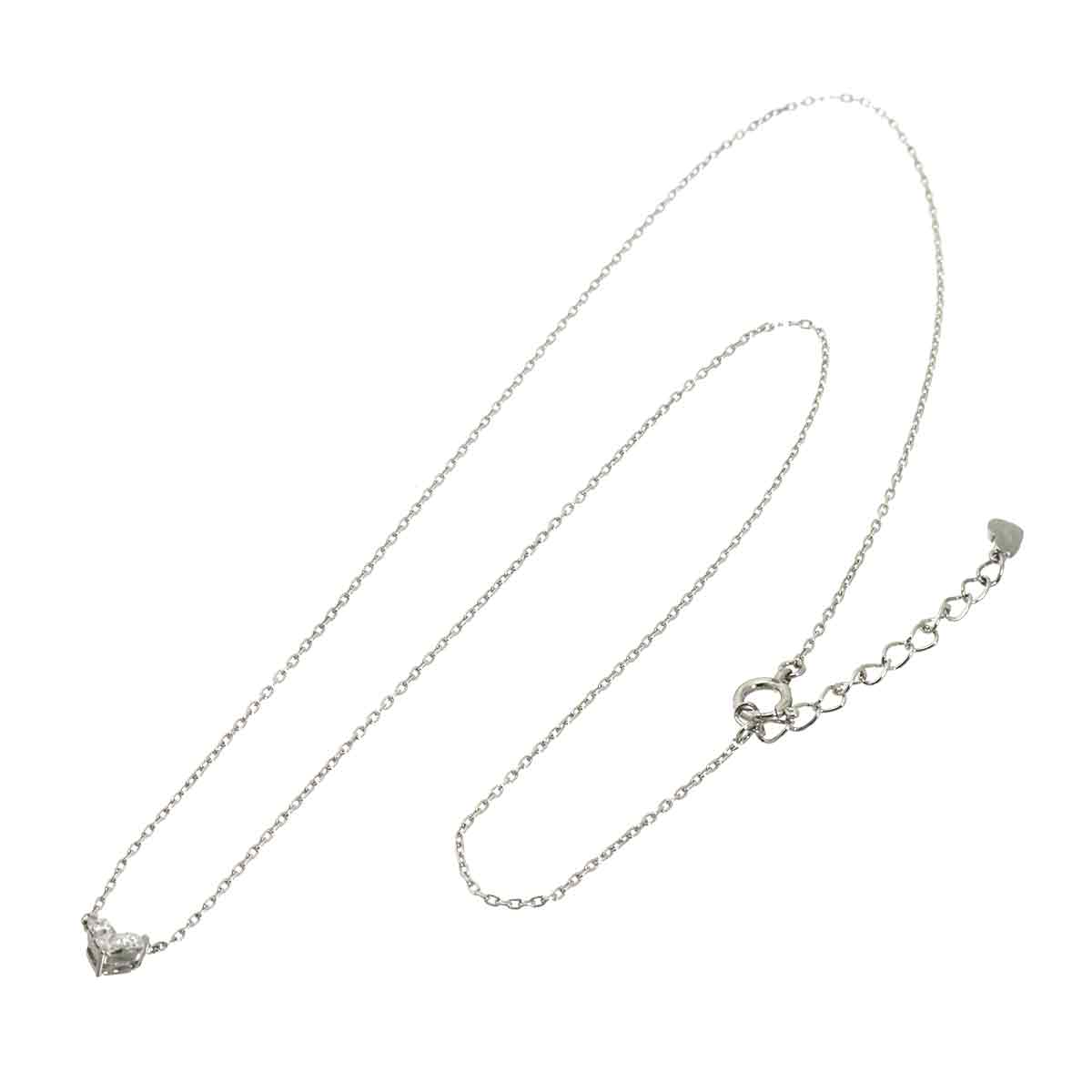 Diamond 0.10ct Necklace Pt