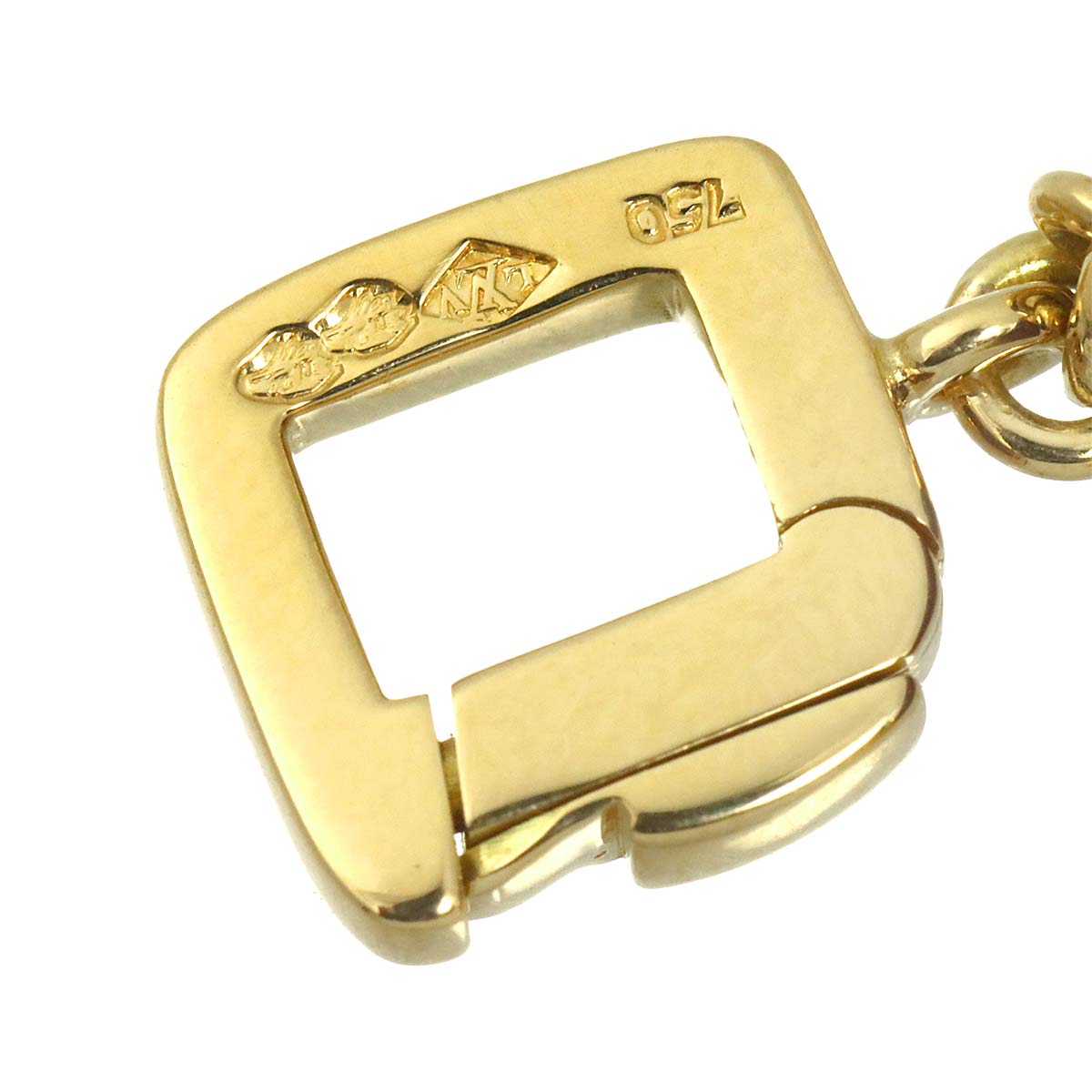 Enamel Pendant Top 18K Yellow Gold 750