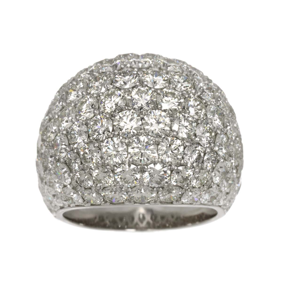 Diamond 10.00ct Ring Pt Platinum size6.75-7.25(US)