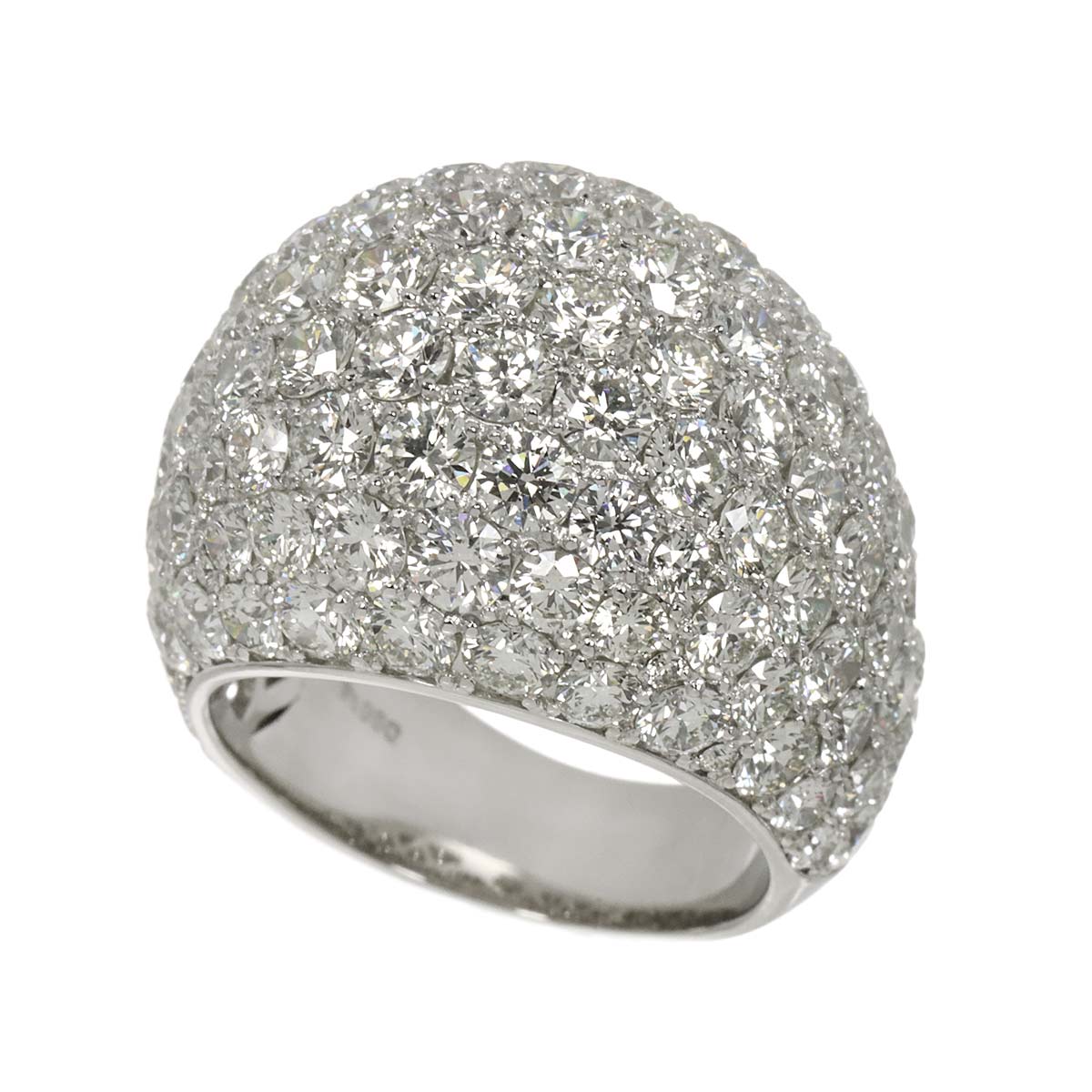 Diamond 10.00ct Ring Pt Platinum size6.75-7.25(US)