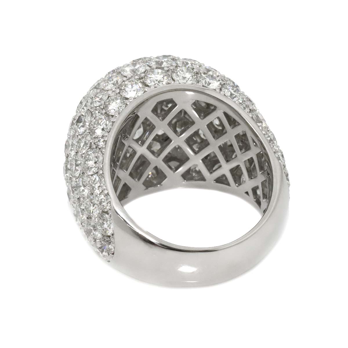 Diamond 10.00ct Ring Pt Platinum size6.75-7.25(US)