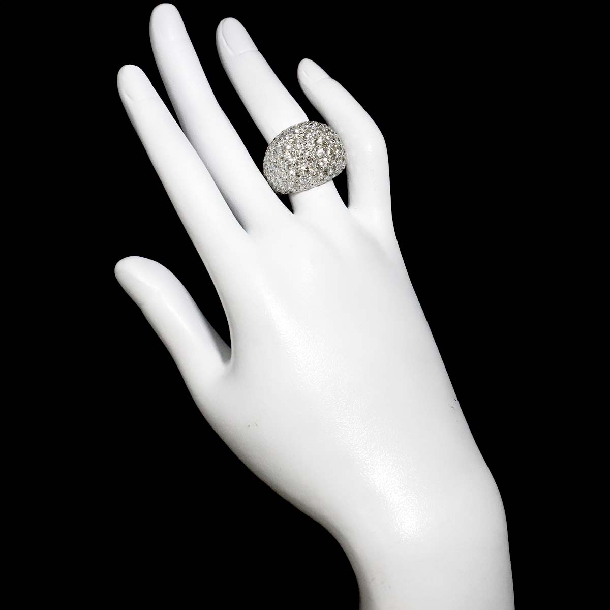 Diamond 10.00ct Ring Pt Platinum size6.75-7.25(US)