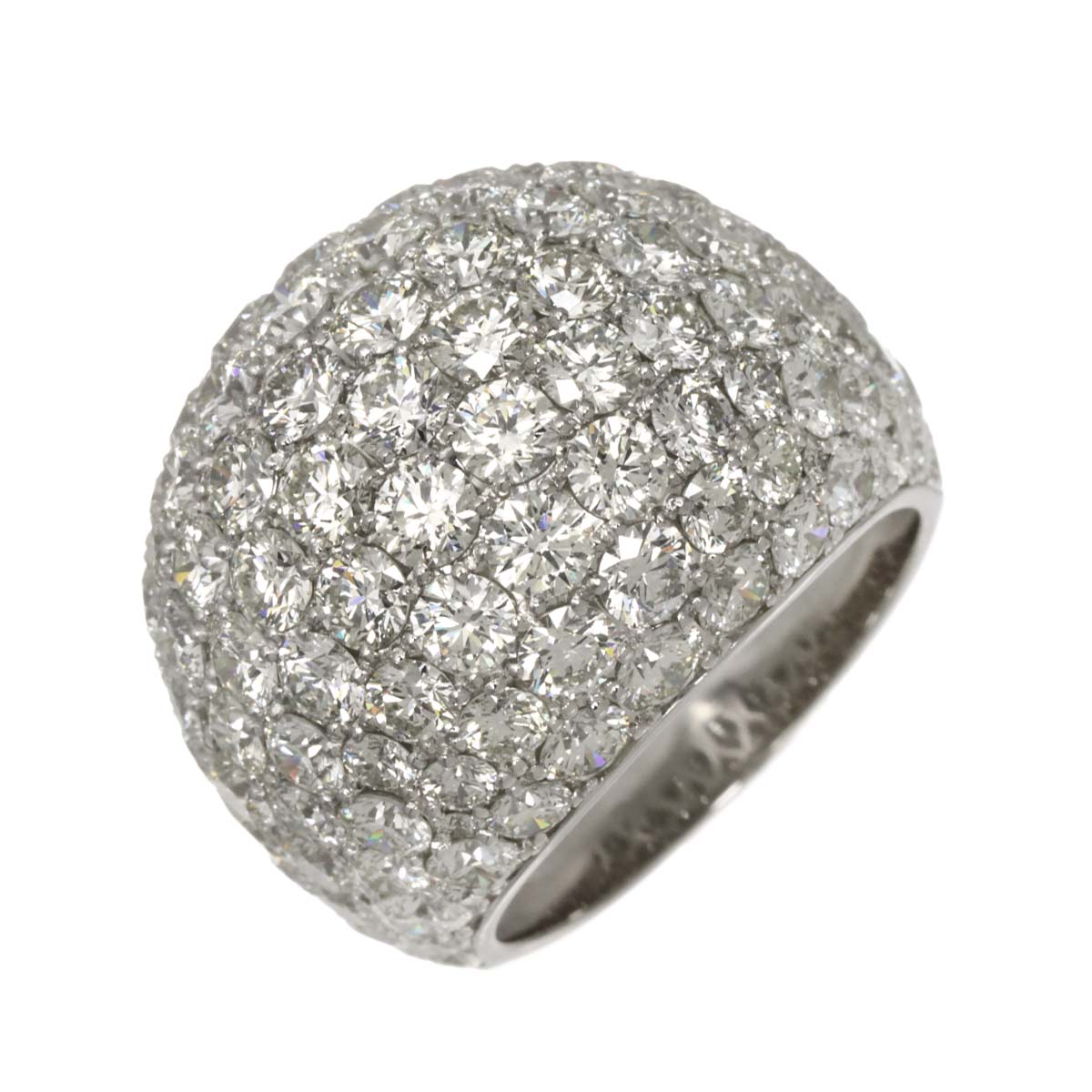 Diamond 10.00ct Ring Pt Platinum size6.75-7.25(US)