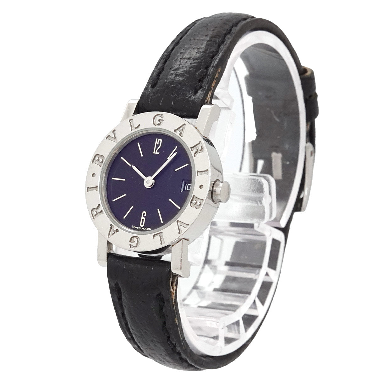 BVLGARIBVLGARI BB23SLD Date Black Dial Quartz Ladies Watch