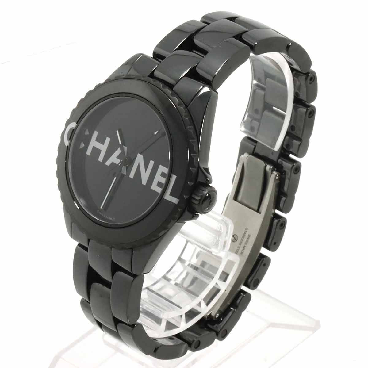 J12 38mm Wanted de Chanel H7418 Ceramic Automatic Black Dial