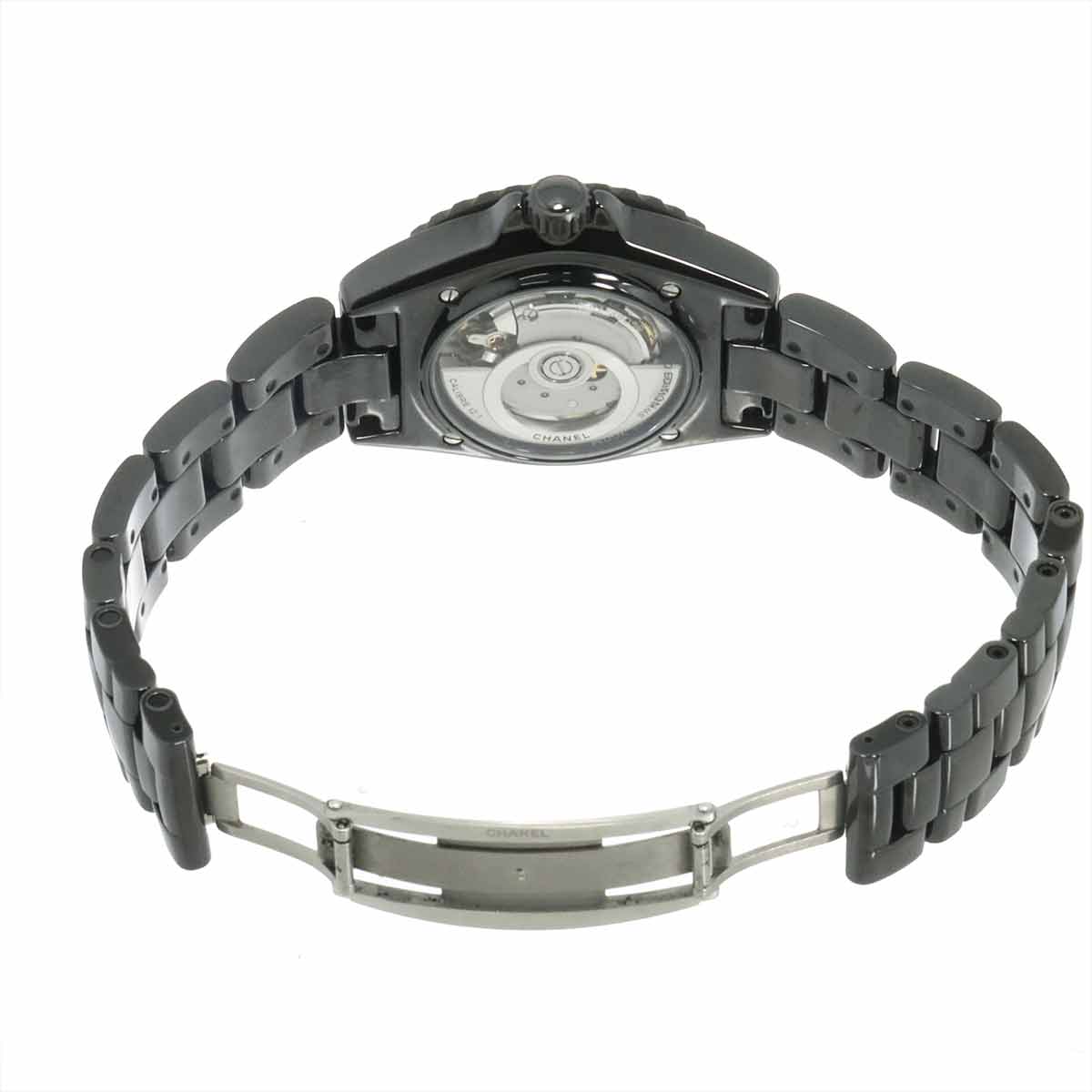 J12 38mm Wanted de Chanel H7418 Ceramic Automatic Black Dial