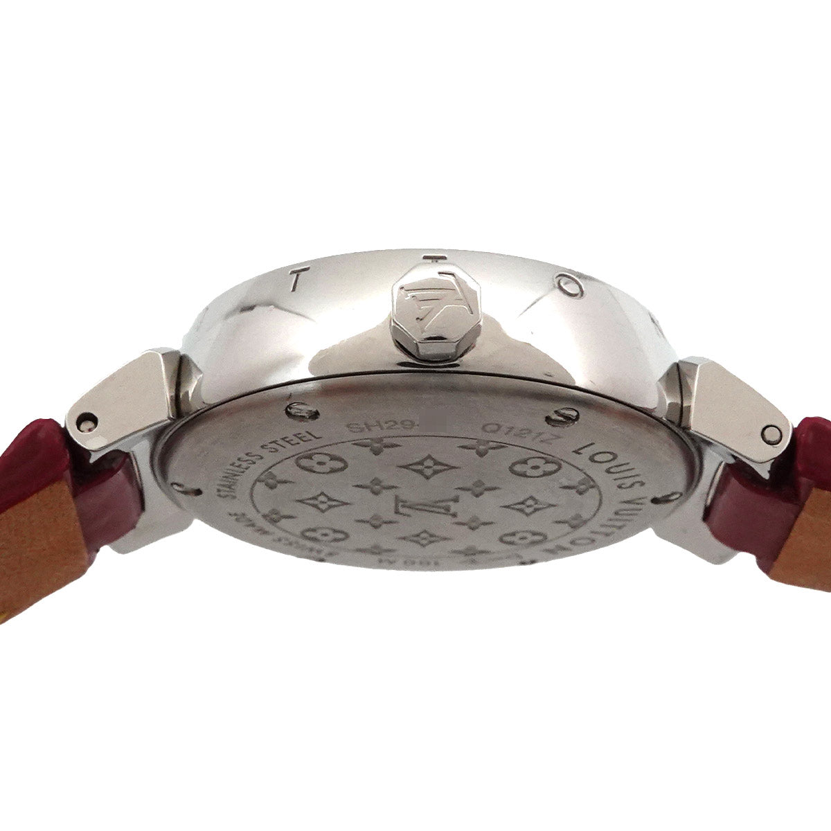 Tambour WTour Q121Z Quartz Diamond Red Dial Ladies