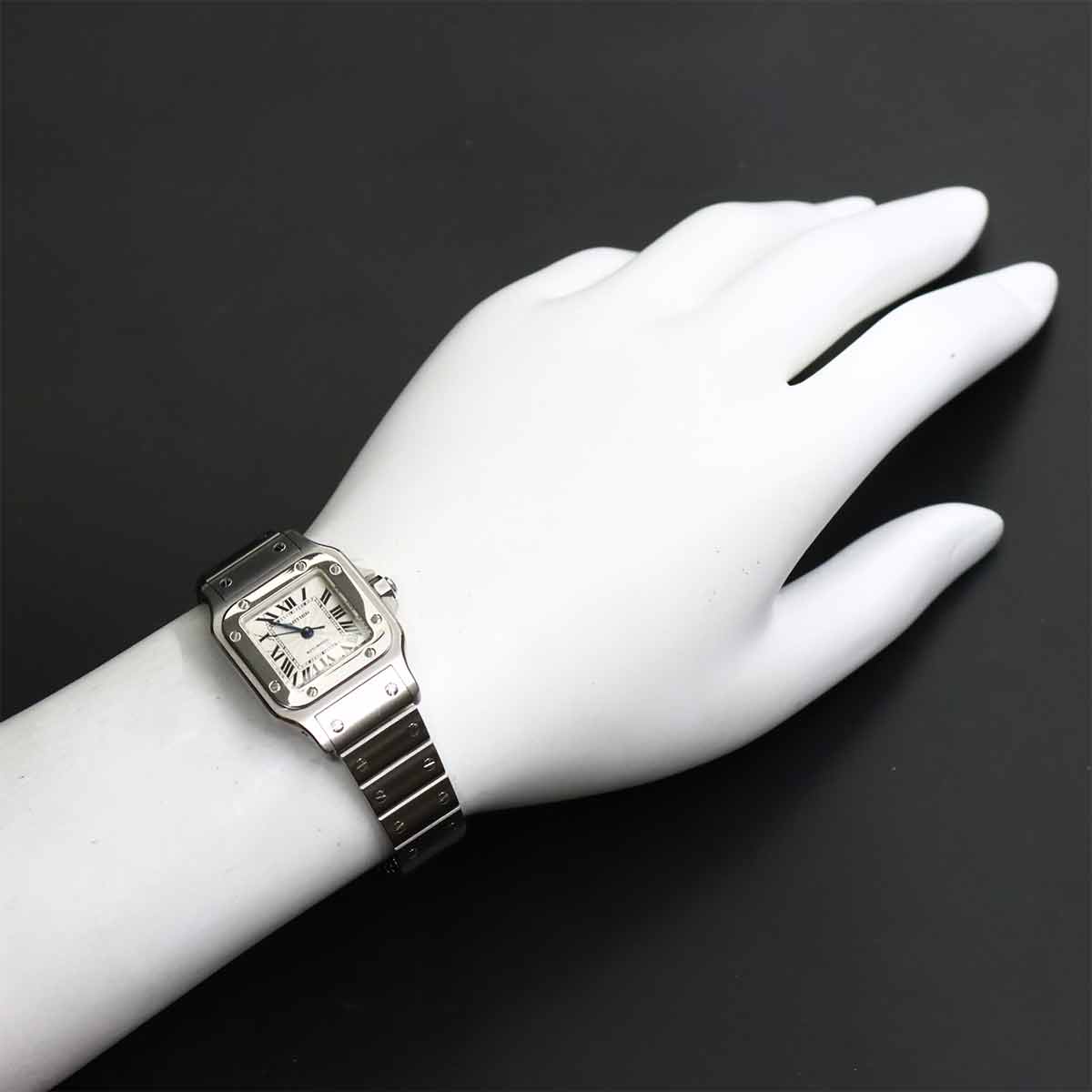 Santos Galbee SM W20054D6 Silver Dial Automatic Ladies