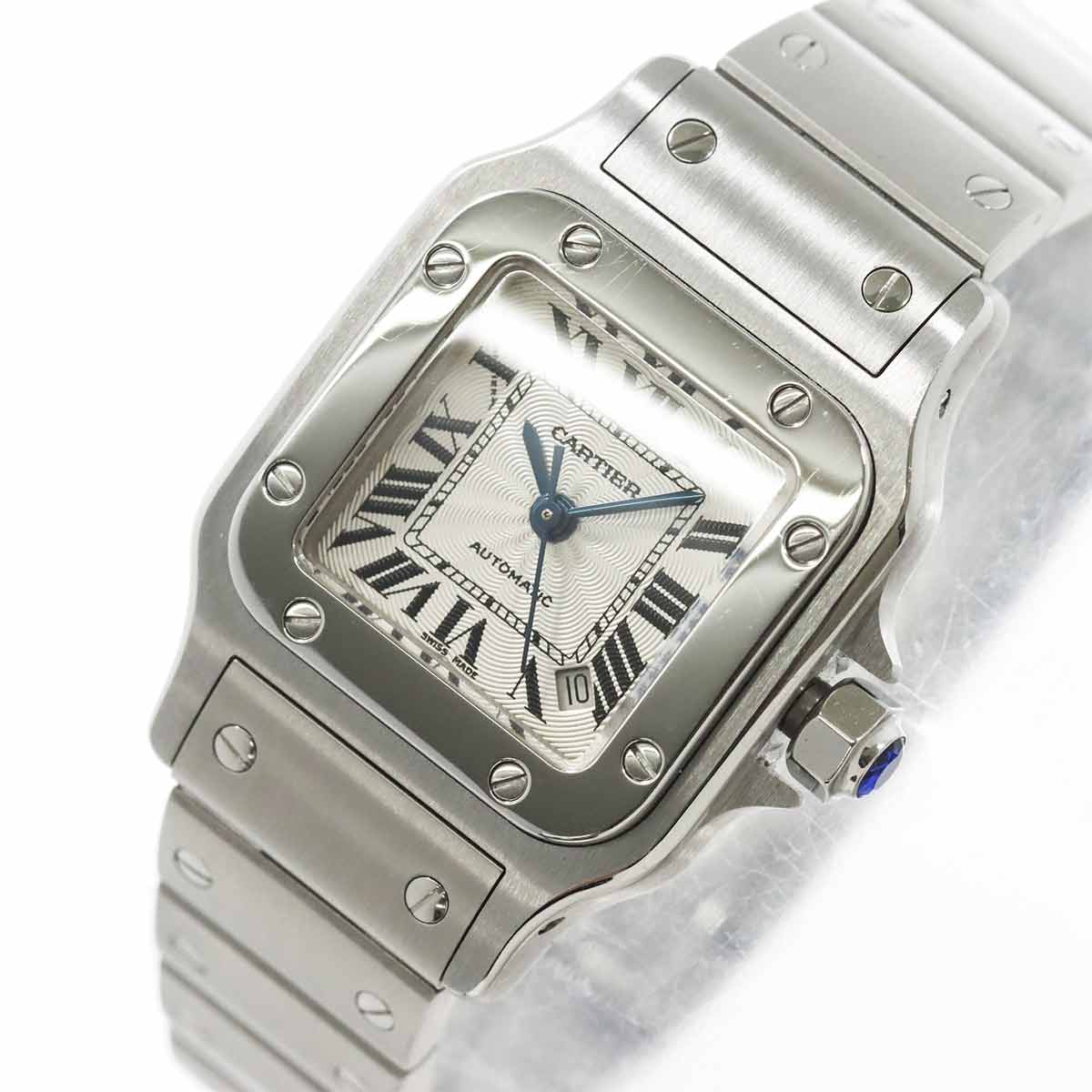 Santos Galbee SM W20054D6 Silver Dial Automatic Ladies