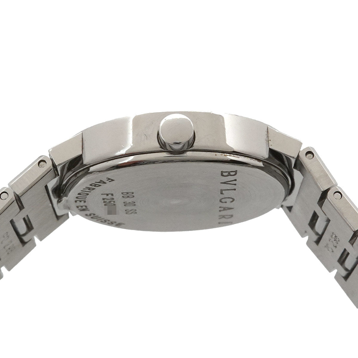 BVLGARIBVLGARI BB30SS Quartz Date Black Dial Boys Watch