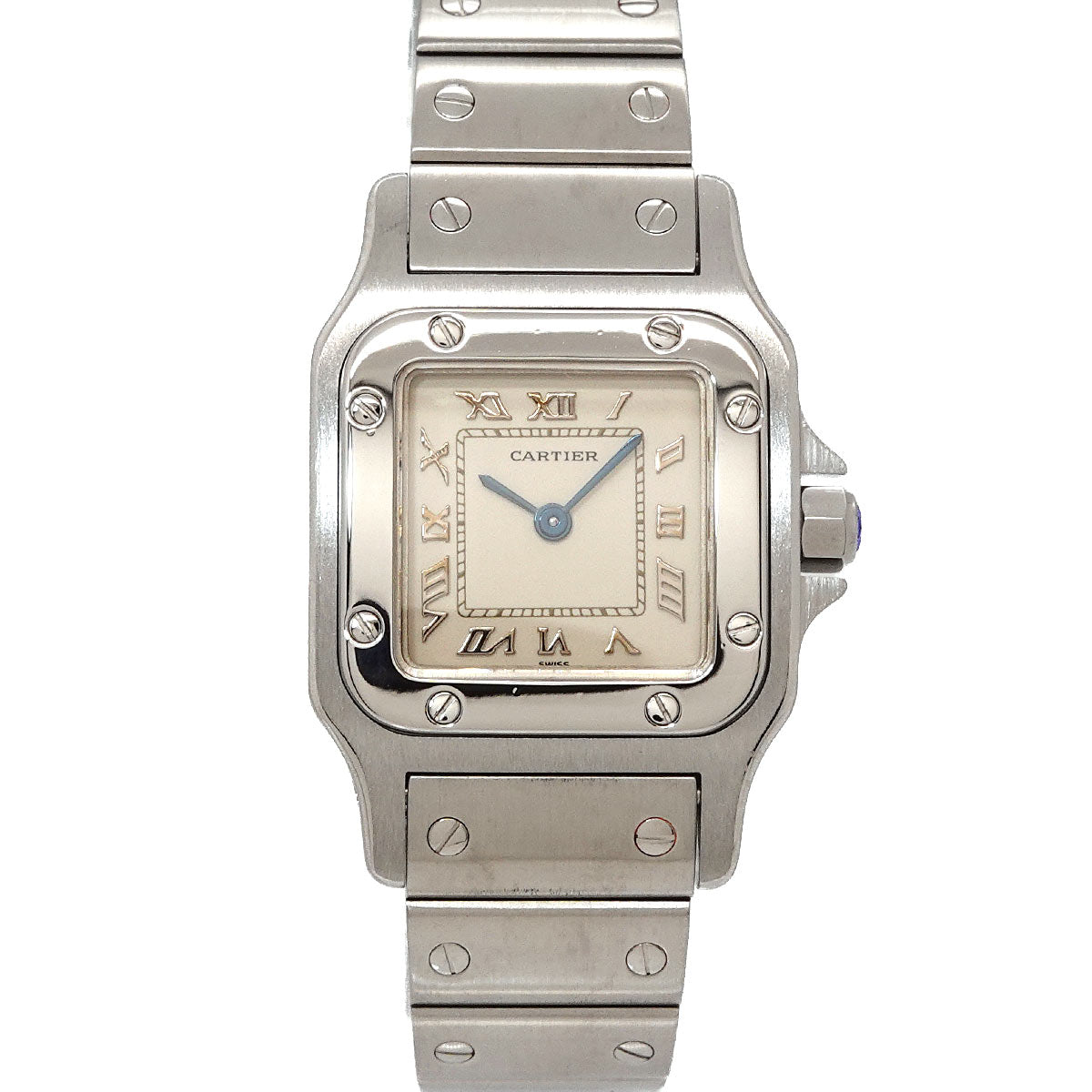 Santos Galbee SM W20024D6 Quartz Cream Dial Ladies Watch