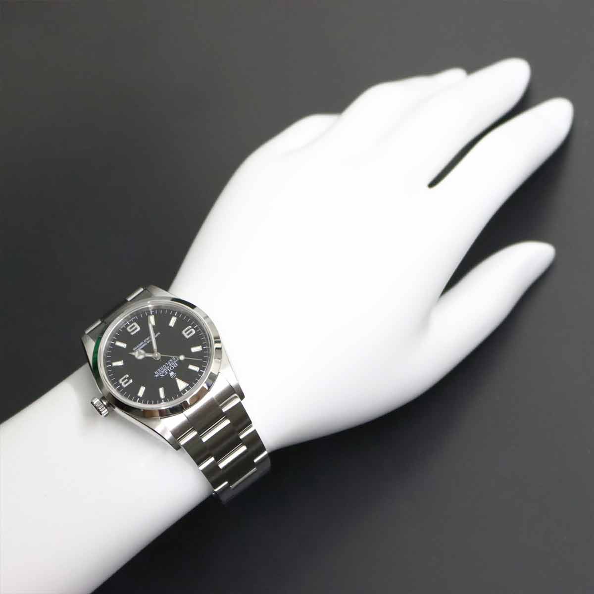 Explorer 1 114270 Serial Z Automatic Black Dial Mens Watch